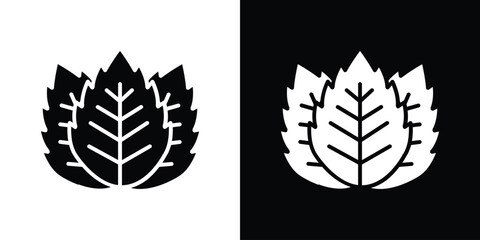 Mint icon illustration. icon templates pack.