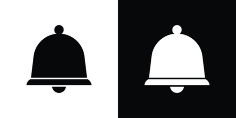 Notification bell icon illustration. icon templates pack.