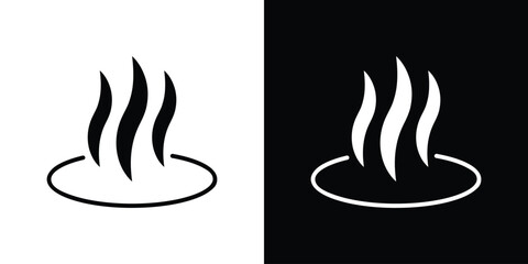 Onsen icon illustration. icon templates pack.