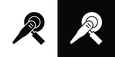 Polisher icon illustration. icon templates pack.