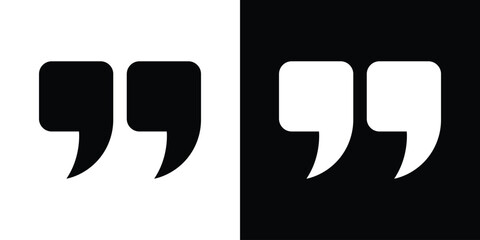 Quote right icon illustration. icon templates pack.