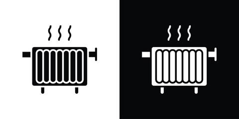Radiator icon illustration. icon templates pack.
