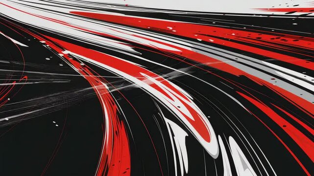 A racing graphic background, Generative AI Videos. 