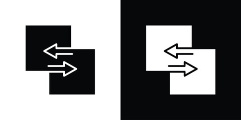 Replace icon illustration. icon templates pack.