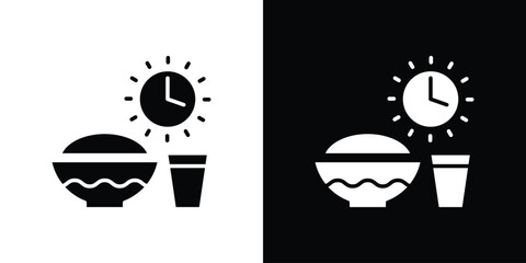 Sahur time icon illustration. icon templates pack.