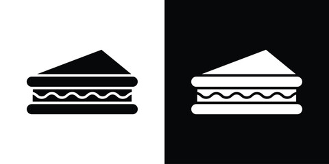 Sandwich icon illustration. icon templates pack.