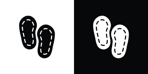 Soles icon illustration. icon templates pack.