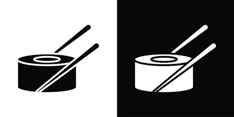 Sushi icon illustration. icon templates pack.