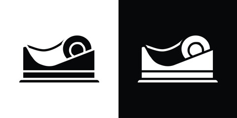 Tape dispenser icon illustration. icon templates pack.
