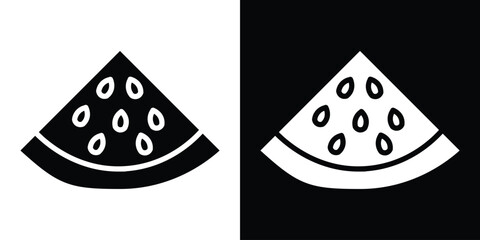 Watermelon icon illustration. icon templates pack.