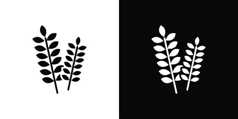 Wheat icon illustration. icon templates pack.