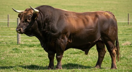 Obraz premium cow, animal, cattle, farm, grass, bull, field, meadow, buffalo, buffalo, calf, agriculture, brown, pasture, mammal, livestock, calf, green, nature, cows, white, rural, animals, milk, domestic, horns, 