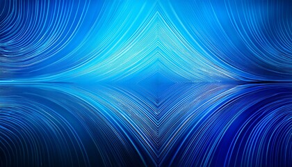 Fototapeta premium Abstract blue curving lines