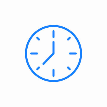 clock time 7am 7pm icon sign vector