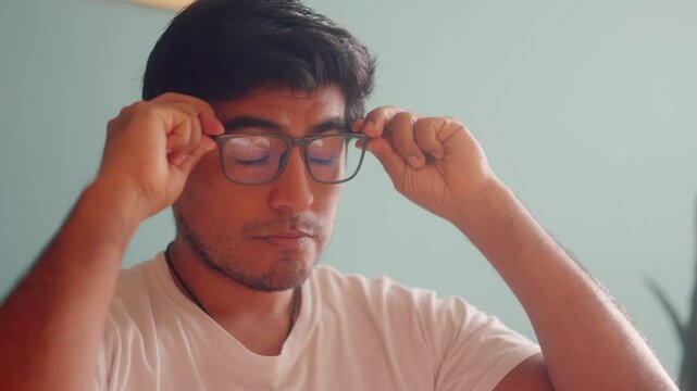 Positive Vibes with New Glasses &ndash; Close-Up of Facial Expression