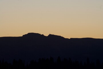 the peak known as sleeping Indian 