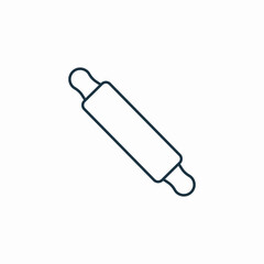rolling pin icon sign vector