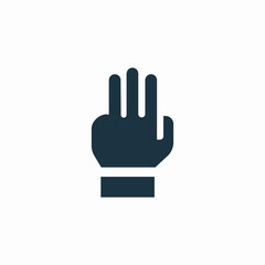 volunteering gesture icon sign vector