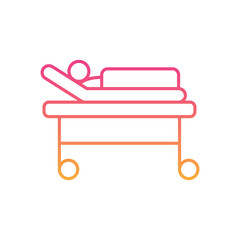 Stretcher  Icon vector