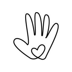 Volunteer  Icon vector