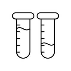 Test Tube  Icon vector