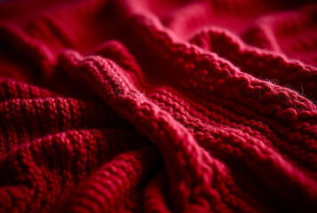 red wool texture