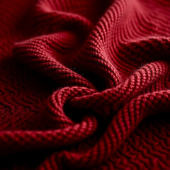red fabric background