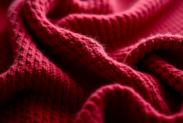 red fabric background