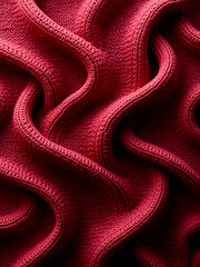 red fabric background