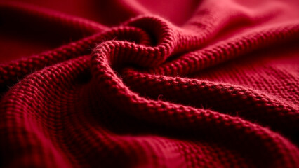 red fabric background