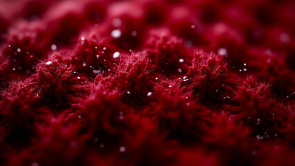 red fabric background