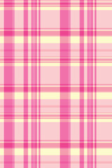 Sweet pastel pink and yellow plaid pattern.  Perfect for backgrounds, textiles,  packaging, or websites needing a gentle, feminine design.