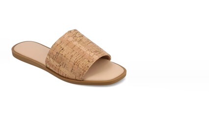 Stylish cork slide sandal with a modern design for casual summer outings
