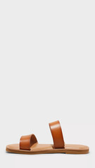 Stylish brown leather sandals perfect for summer outings and beach activities