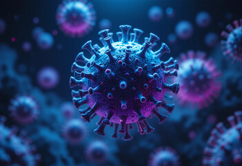 Virology and Science: A Digital Render of a Dangerous Microorganism
