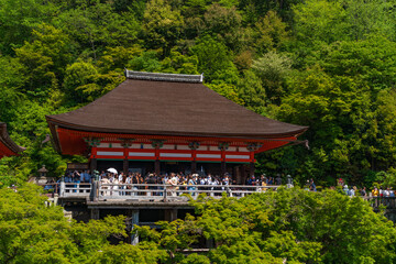 Kiyomizu-dera, a Buddhist temple in Kyoto, Japan