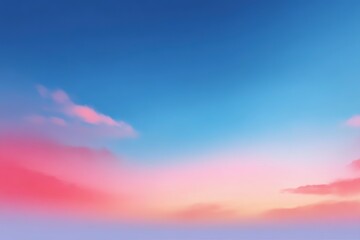 Obraz premium Colorful Sunset Sky With Pink And Red Hues