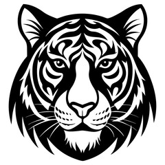 tiger head vector