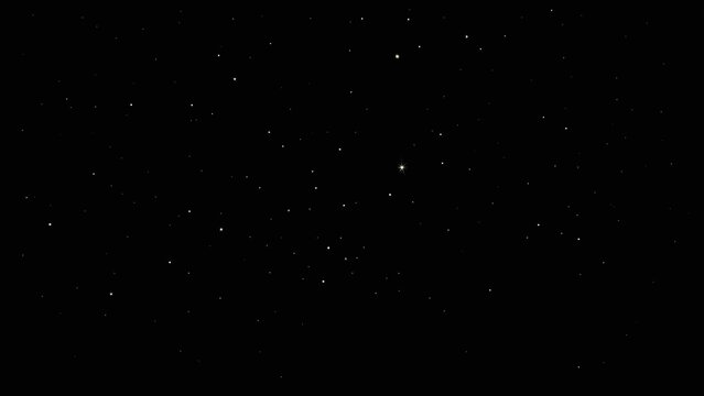 Abstract Night Sky: Sparse Starfield with Subtle Glimmering Dust