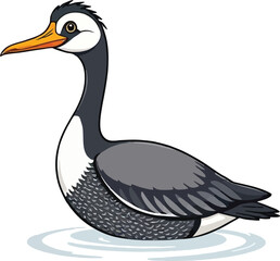 Obraz premium Cute cartoon a illustrator vector Loon