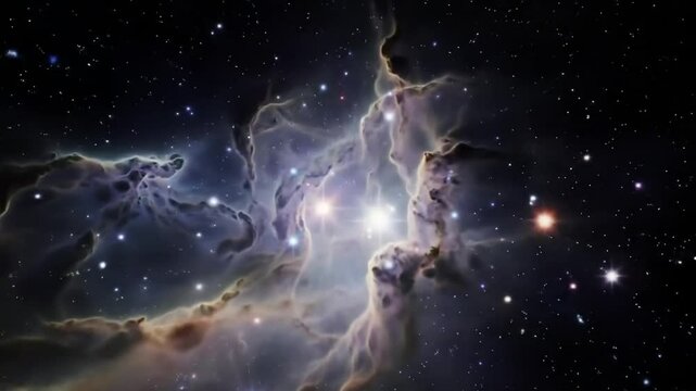 Nebula's Cosmic Dance: A vibrant nebula illuminates the canvas of the cosmos. Witness the awe-inspiring dance of celestial bodies and cosmic phenomena. 