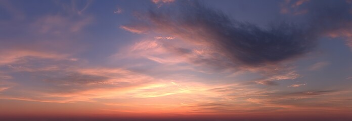 Sunset Sky Panorama