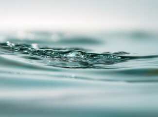Closeup Water Ripple Pattern