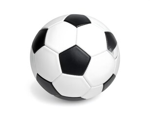 Obraz premium Soccer ball on white background