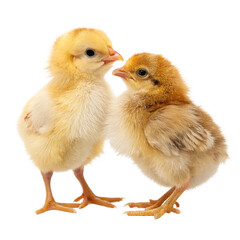 Fototapeta premium Ultra-Detailed Realistic Baby Chick on Transparent Background – High-Resolution 