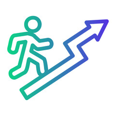 promotion Line Gradient Icon