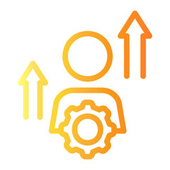 Obraz premium skills Line Gradient Icon