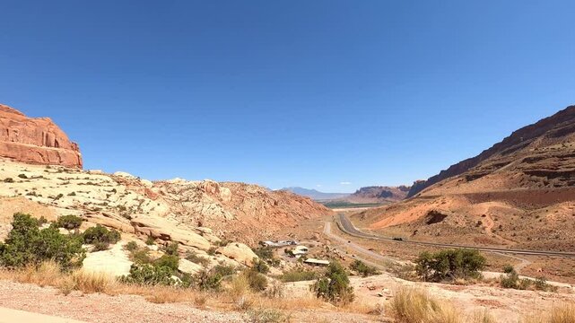 Utah Driving 1925 Arches National Park
