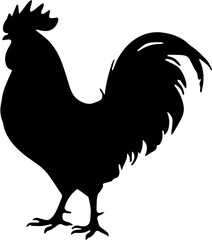 rooster vector illustration