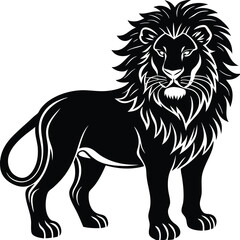 Obraz premium lion vector illustration
